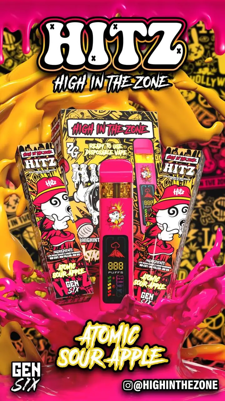 Image of Hitz Atomic Sour Apple Gen6 Disposable