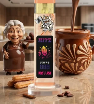 Hitz Abuelitas Champurrado (Sativa), Hitz Gen 7 2g live diamonds disposable