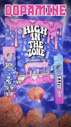 Hitz Dopamine Gen 5 Disposable, Hitz Gen 5 2g disposable