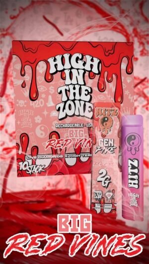 Hitz Red Vines Gen 5 Disposable, Hitz Gen 5 2g disposable