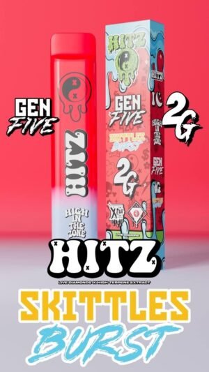 Hitz Skittles Burst Gen 5 Disposable, Hitz Gen 5 2g disposable