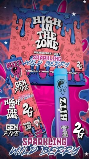 Hitz Sparkling Wild Gen 5 Disposable, Hitz Gen 5 2g disposable