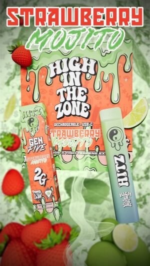 Hitz Strawberry Mojito Gen 5 Disposable, Hitz Gen 5 2g disposable
