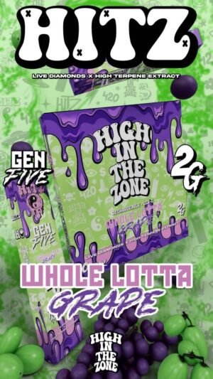 Hitz Whole Lotta Grape Gen 5 Disposable, Hitz Gen 5 2g disposable